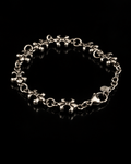 Silver Fleur Link Bracelet