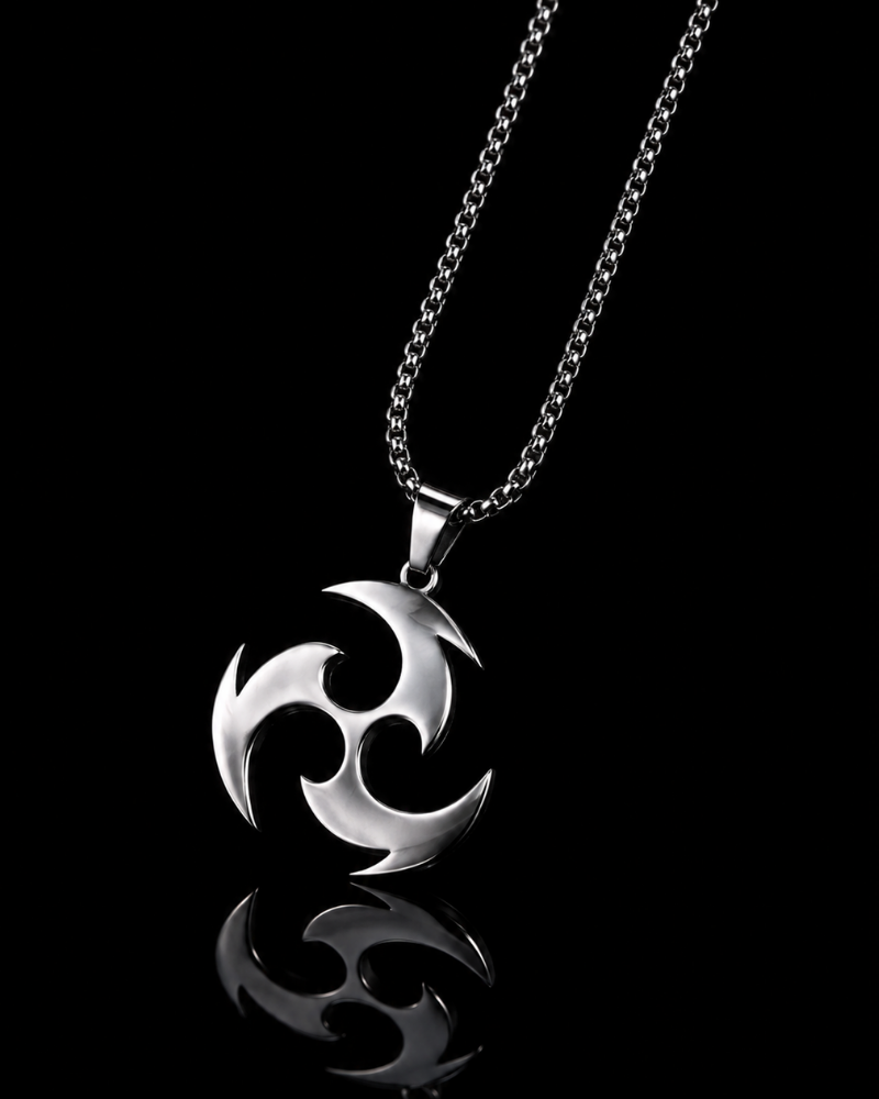 Blazing Tribal Flame Pendant