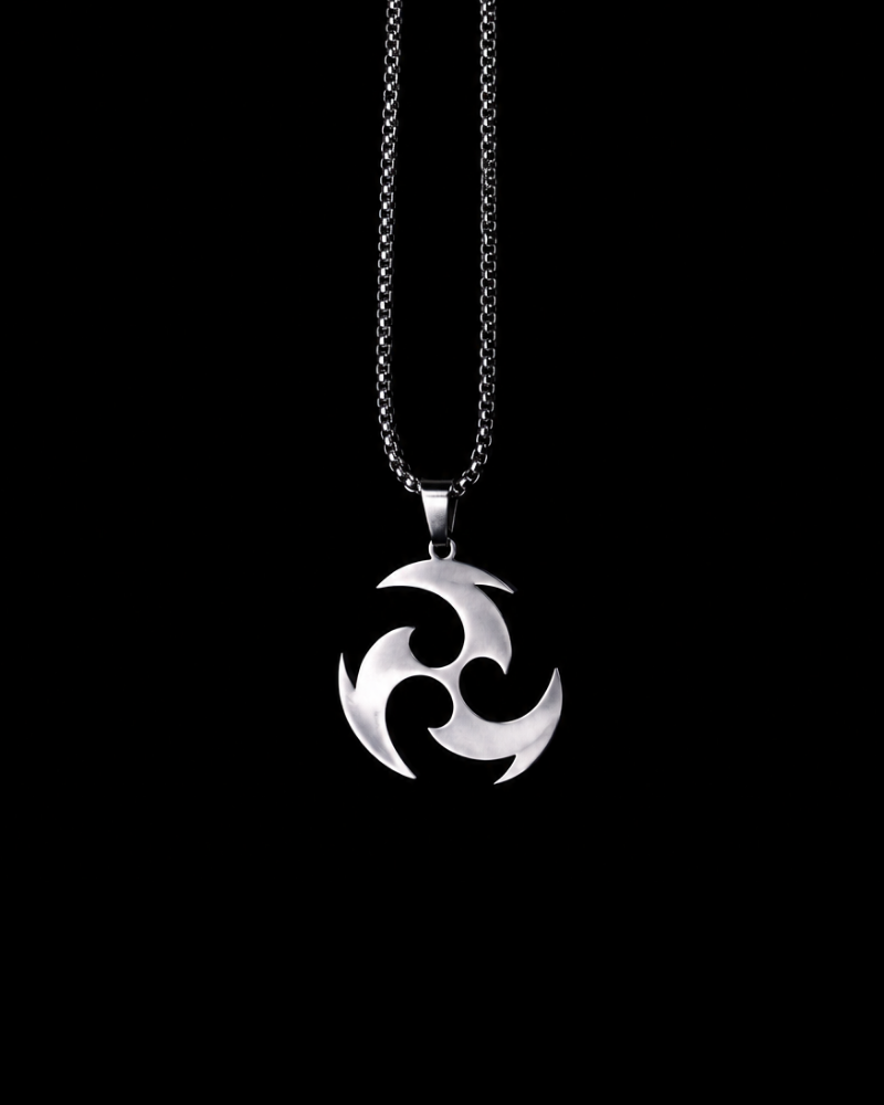 Blazing Tribal Flame Pendant
