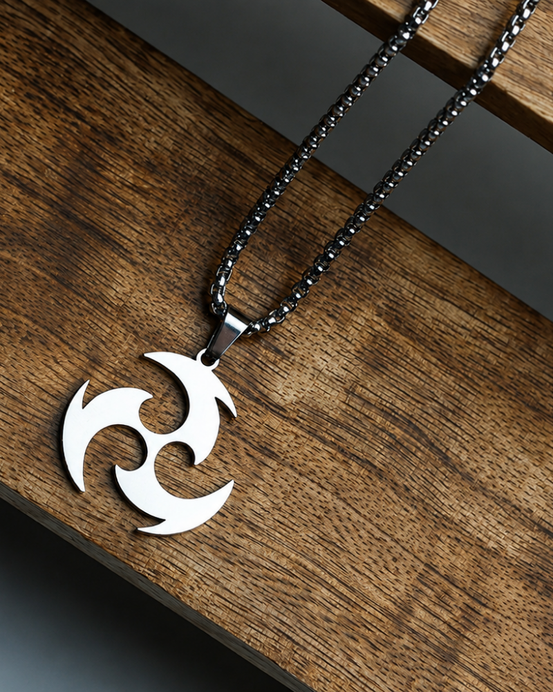 Blazing Tribal Flame Pendant