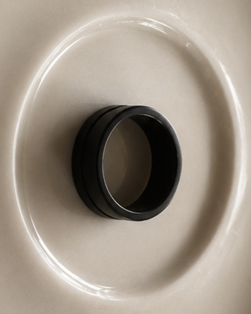 Midnight Edge Black Ring
