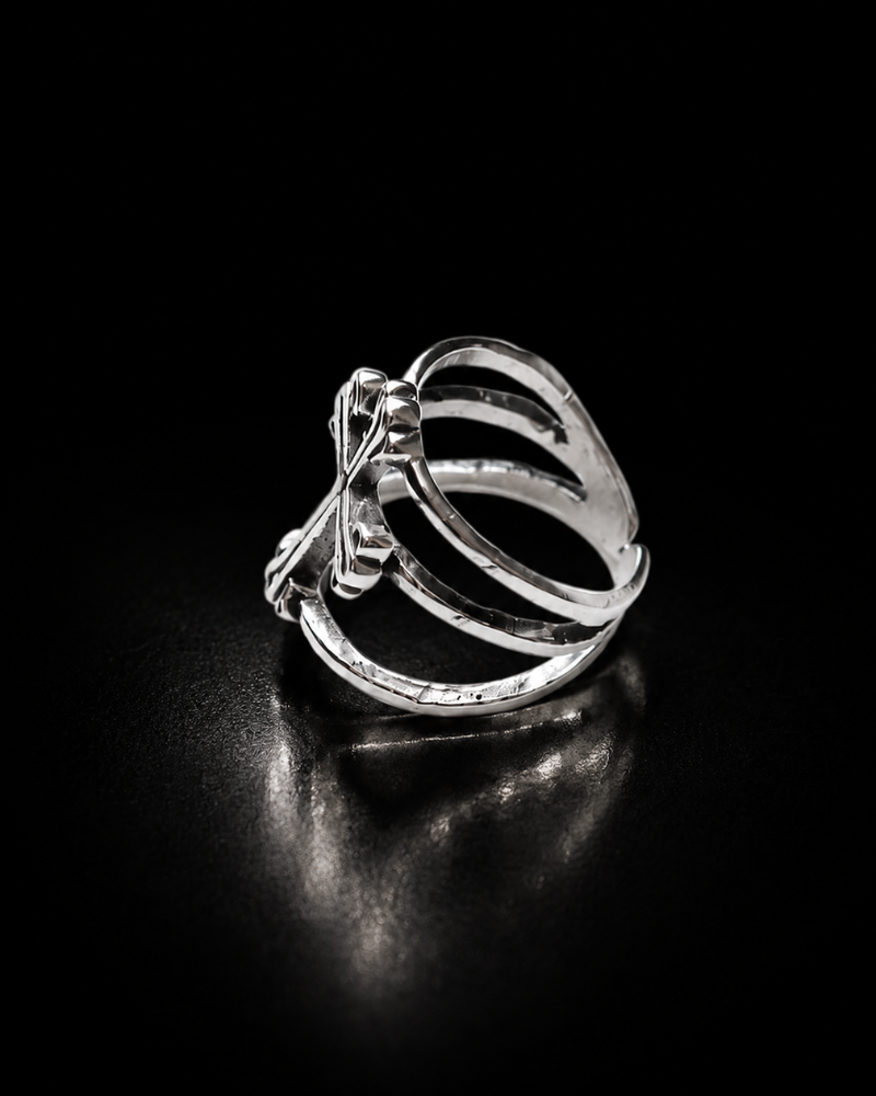 Crucifix Cage Ring