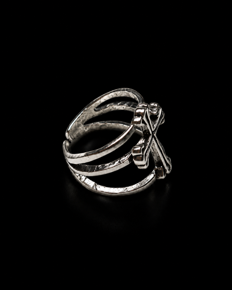 Crucifix Cage Ring
