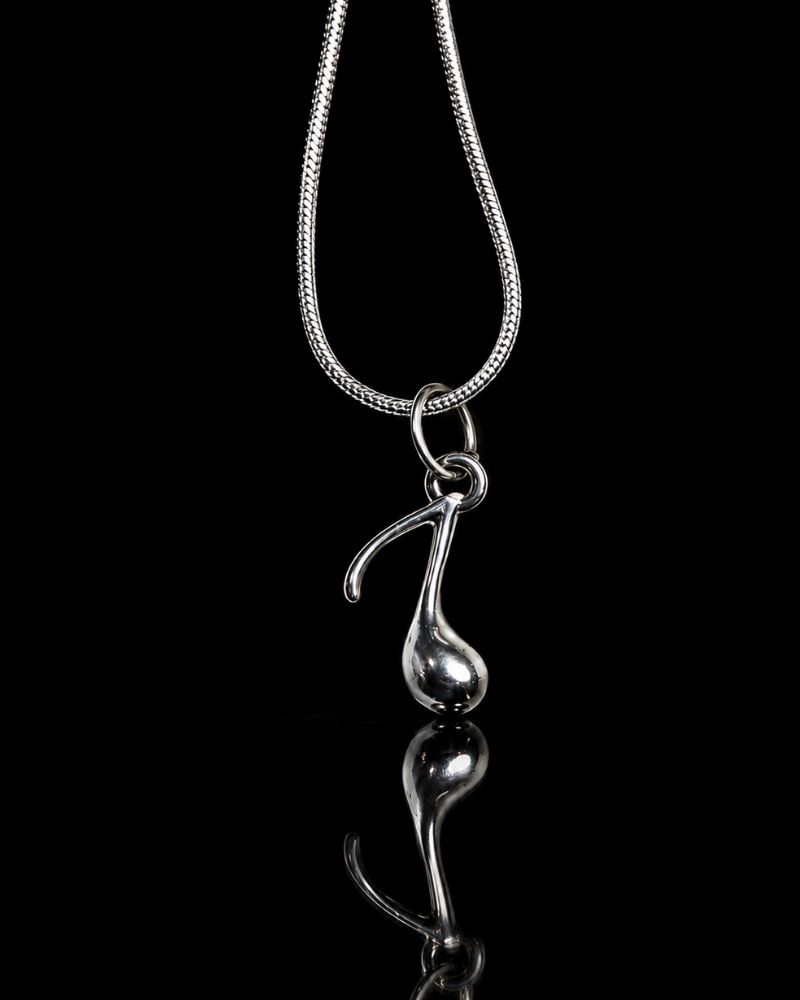 Elegant Music Note Pendant