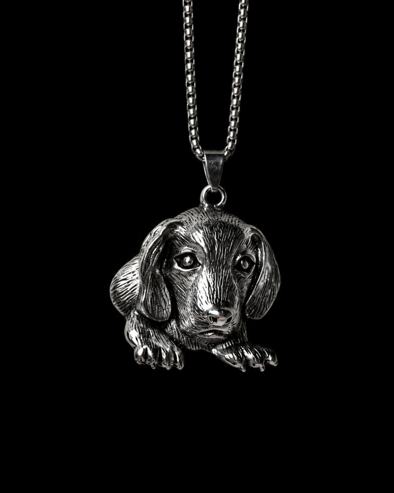 Silver Dachshund Pendant