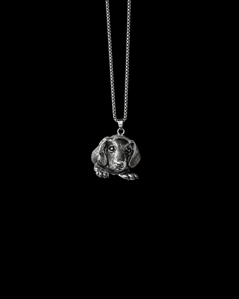 Silver Dachshund Pendant