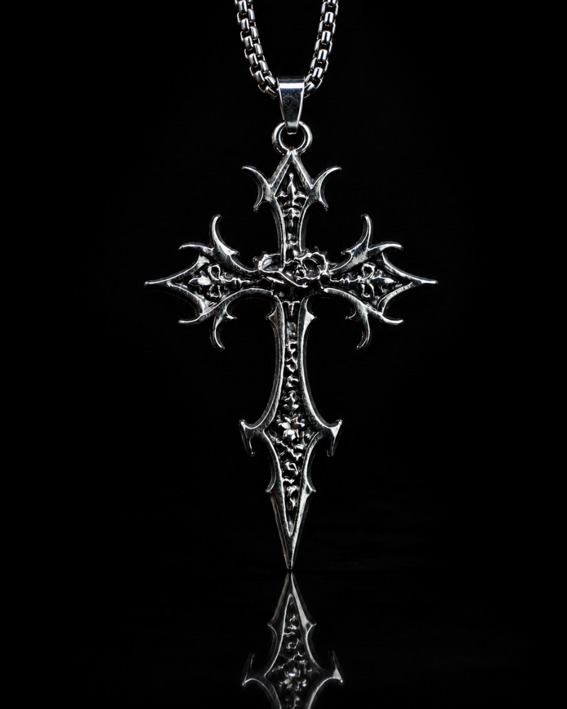 Dark Gothic Cross Pendant