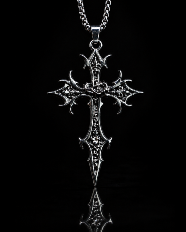 Dark Gothic Cross Pendant