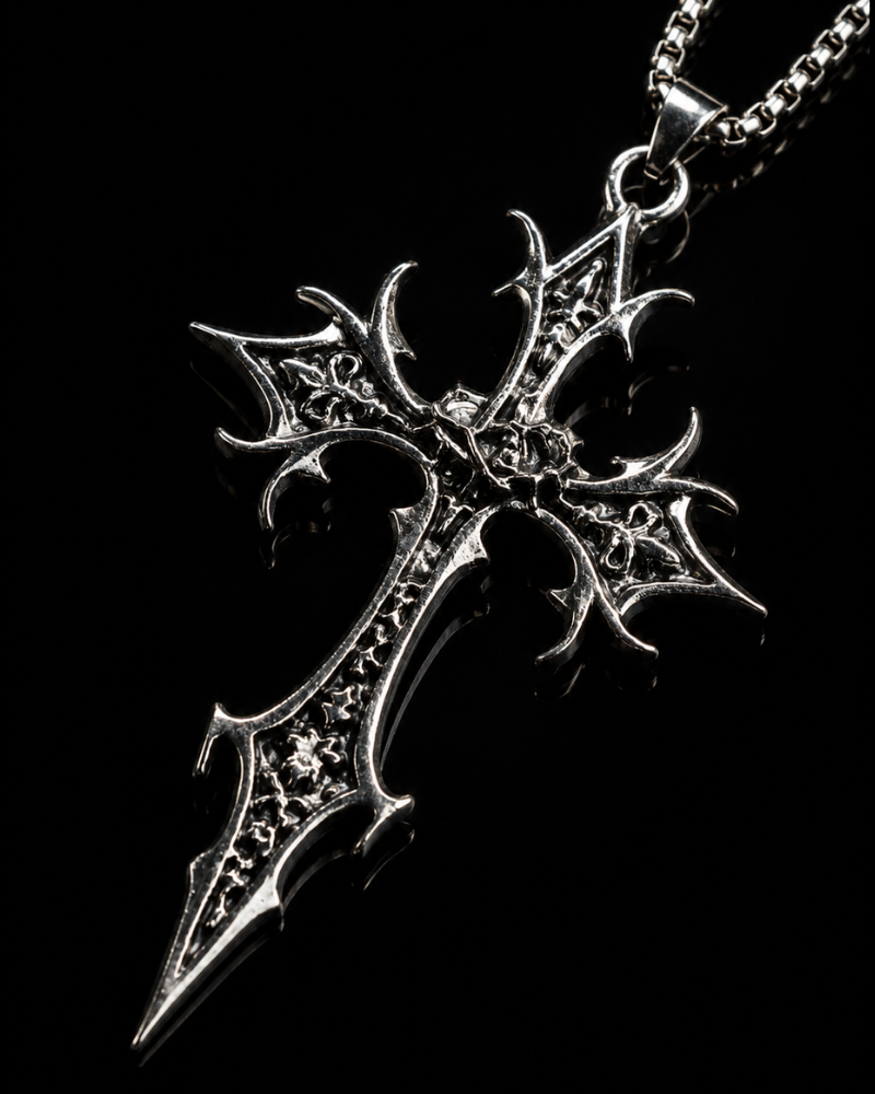 Dark Gothic Cross Pendant