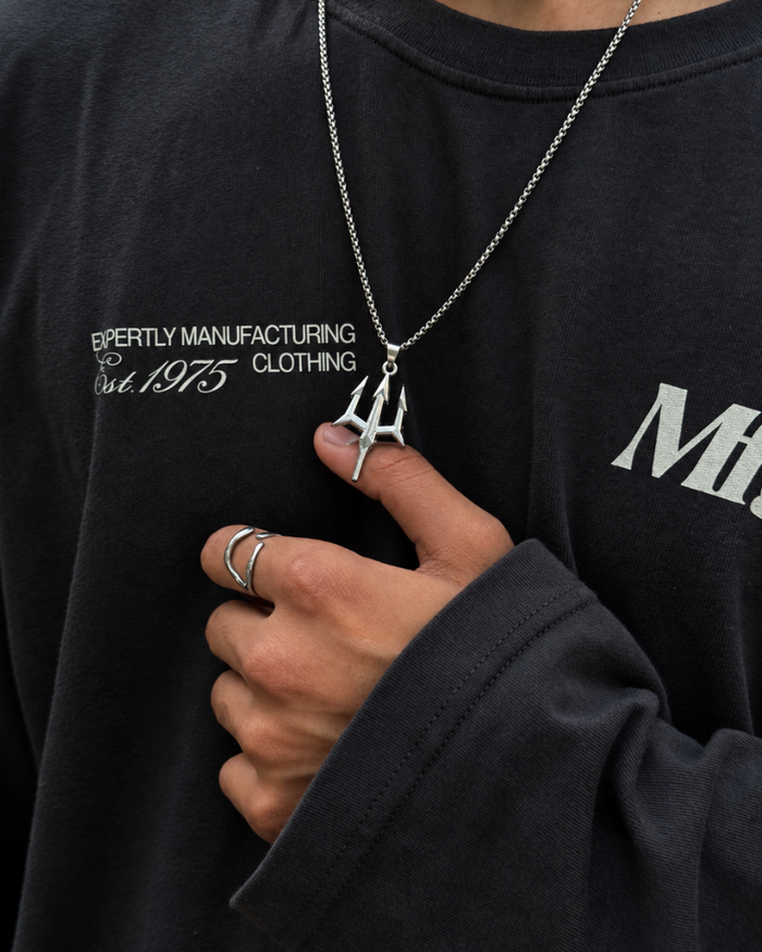 Trident Edge Pendant | Men's Chain | TMFORU
