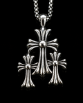 Triple Cross Gothic Pendant