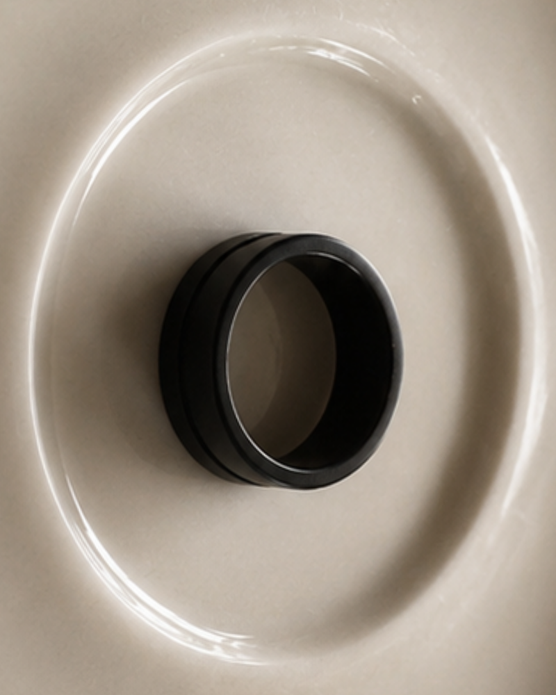 Midnight Edge Black Ring