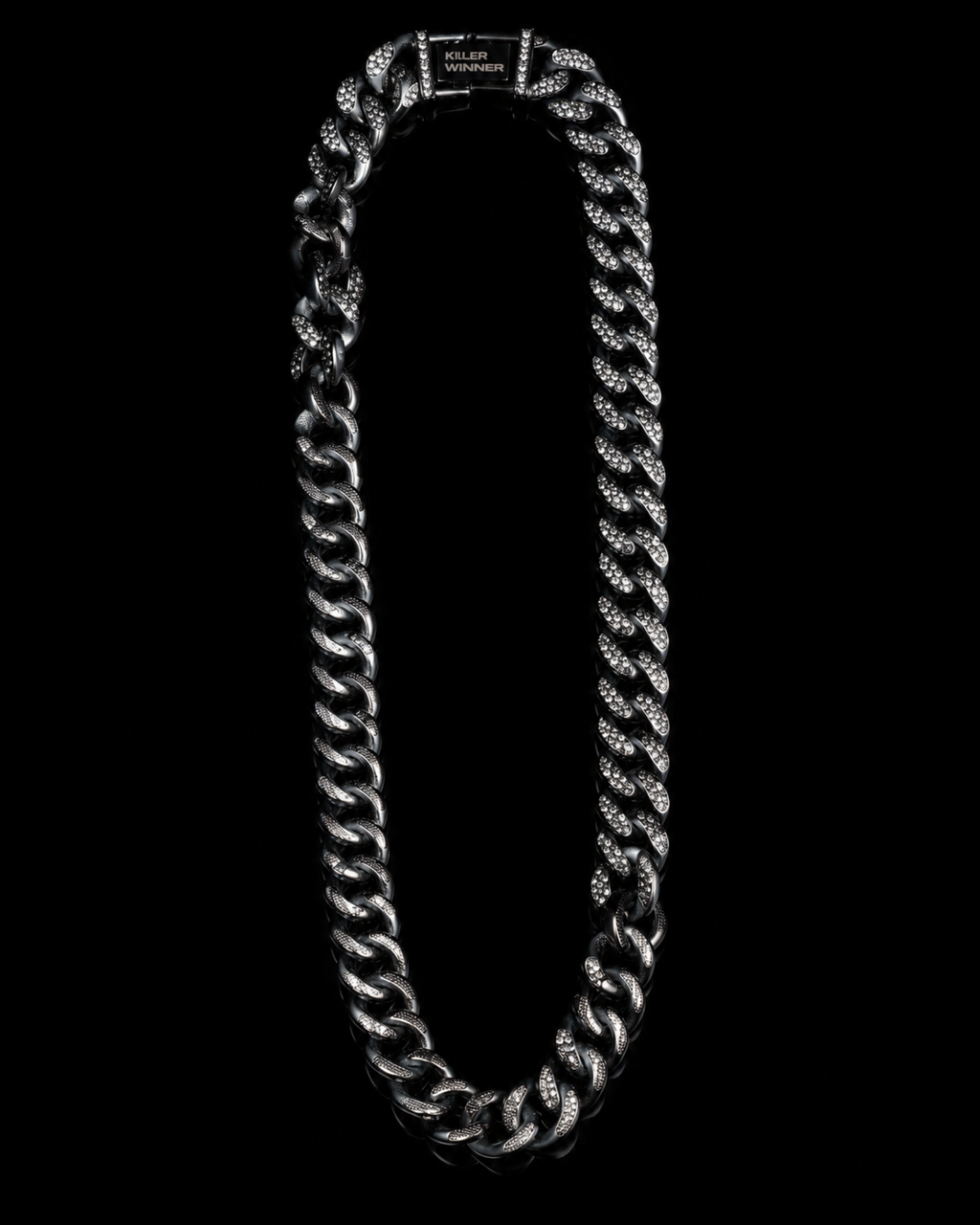 Midnight Pavé Cuban Chain