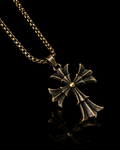 Obsidian Cross Pendant