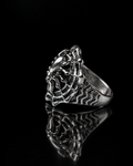 Dark weave ring