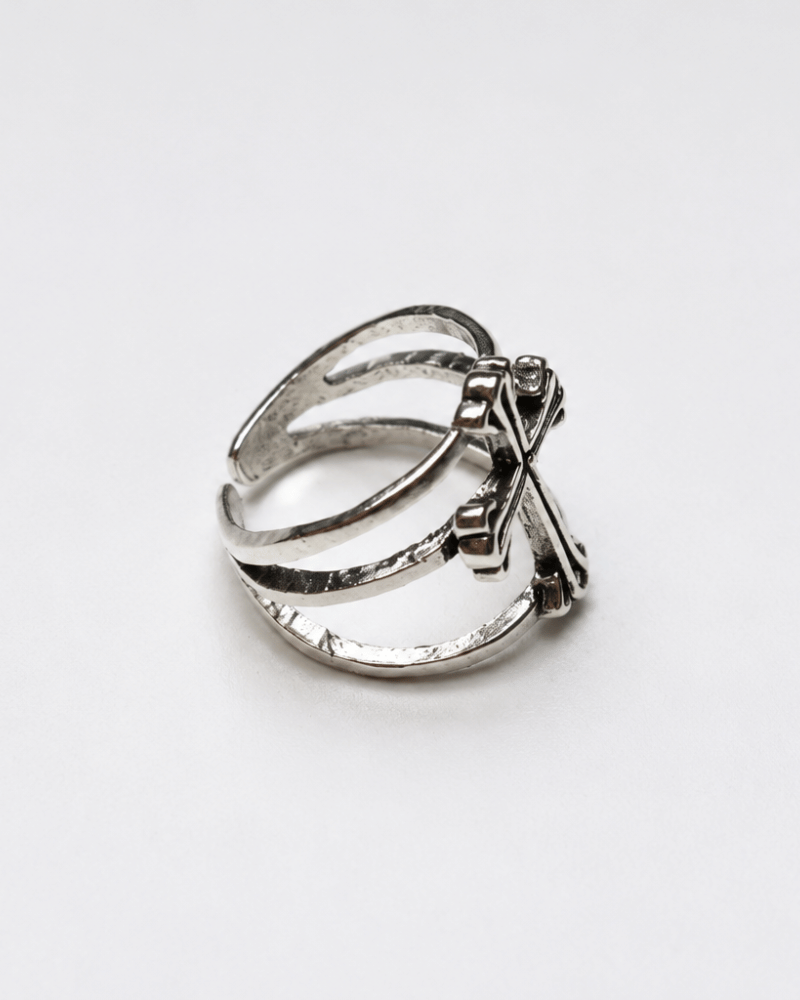 Crucifix Cage Ring