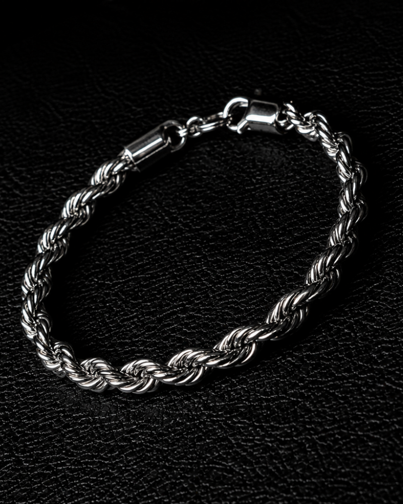 Twisted Rope Chain Bracelet