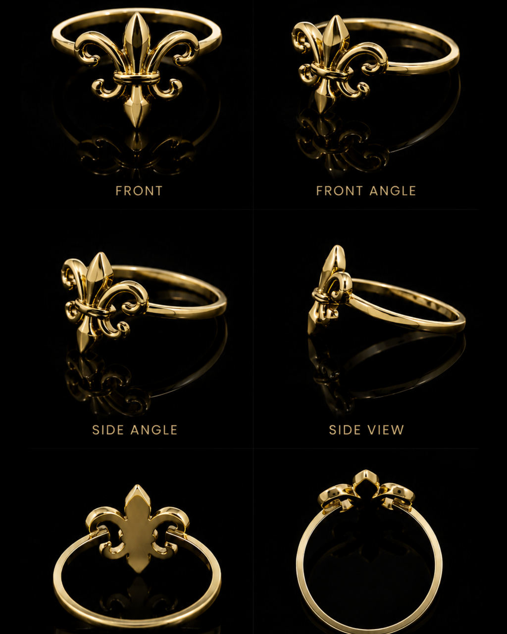 Golden Fleur Ring