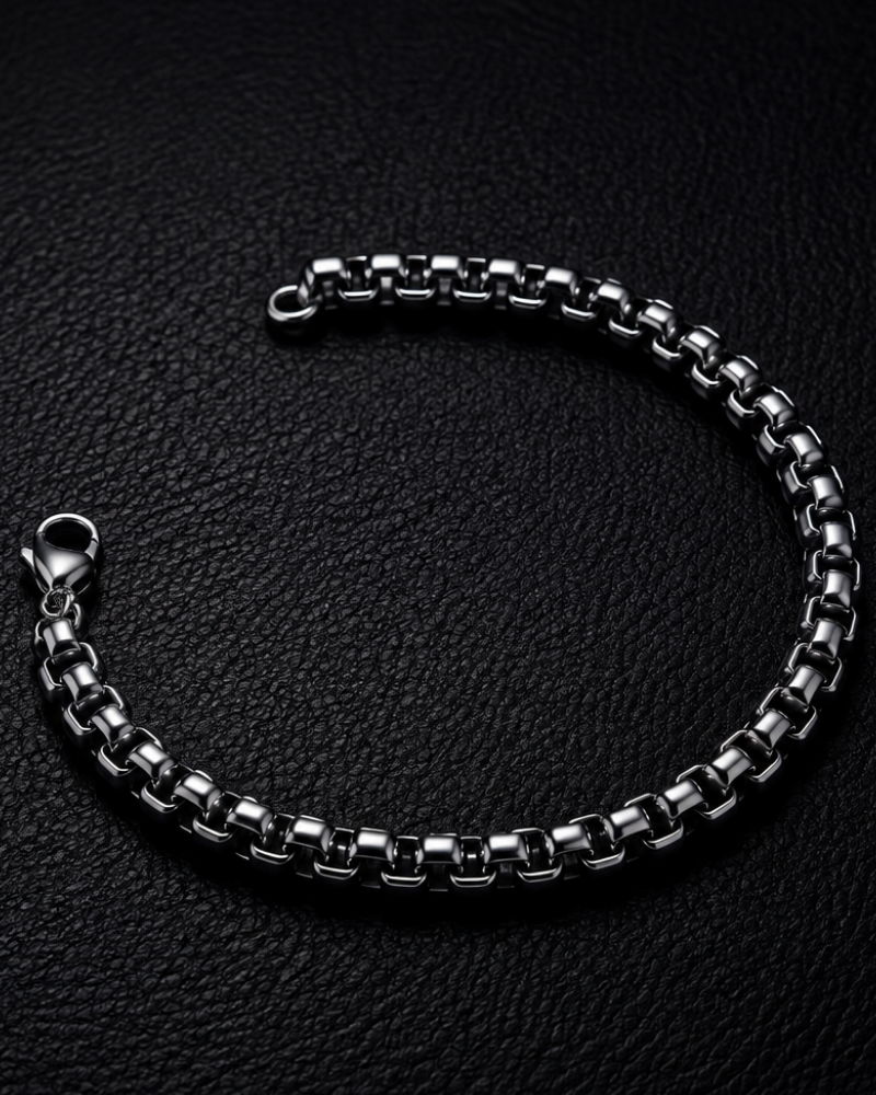 Box Link Chain Bracelet