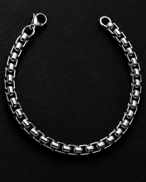 Box Link Chain Bracelet