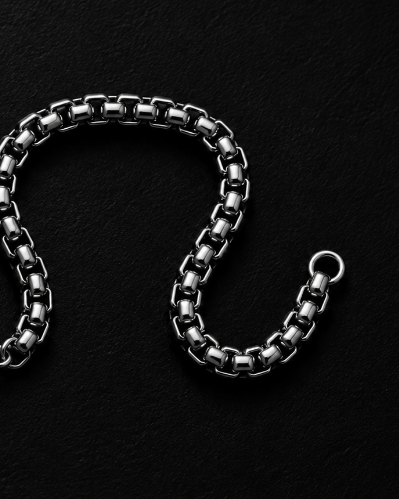 Box Link Chain Bracelet