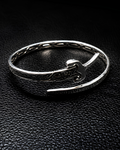 Sword Edge Silver Cuff Bracelet