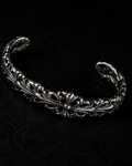 Ornate Floral Cuff Bracelet