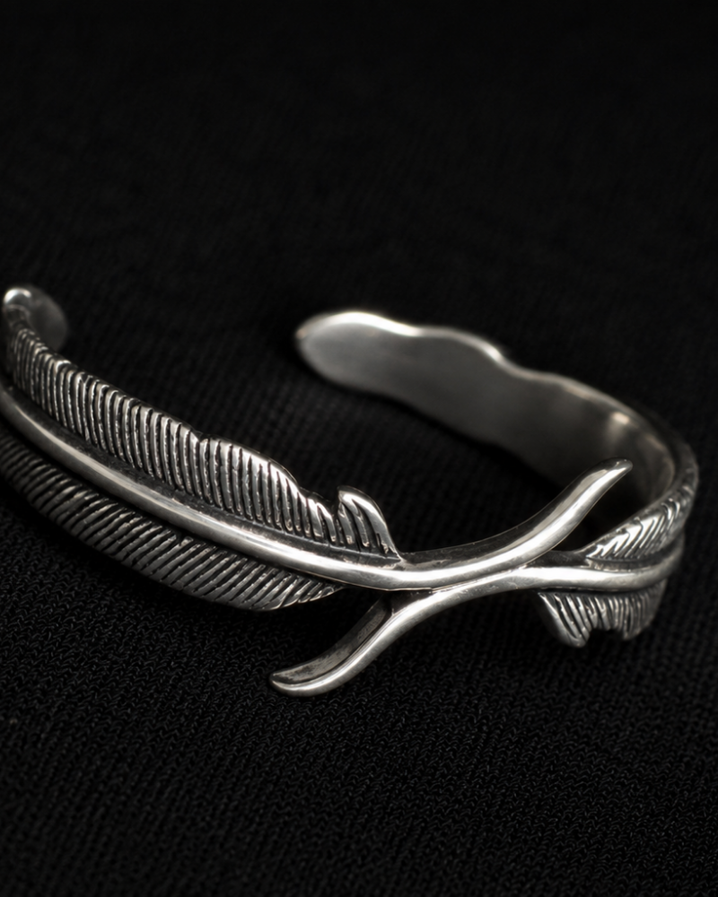 Feather Wing Cuff Bracelet