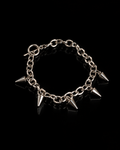 Silver Spike Chain Bracelet