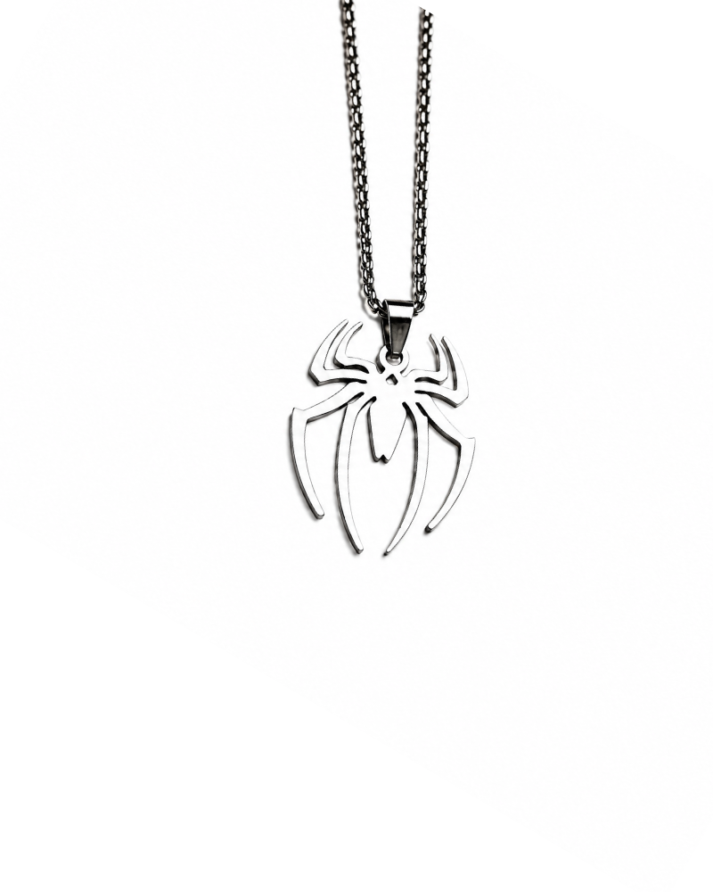 Noir Spider Pendant Chain