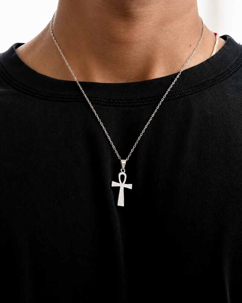 Ankh Chrome Pendant