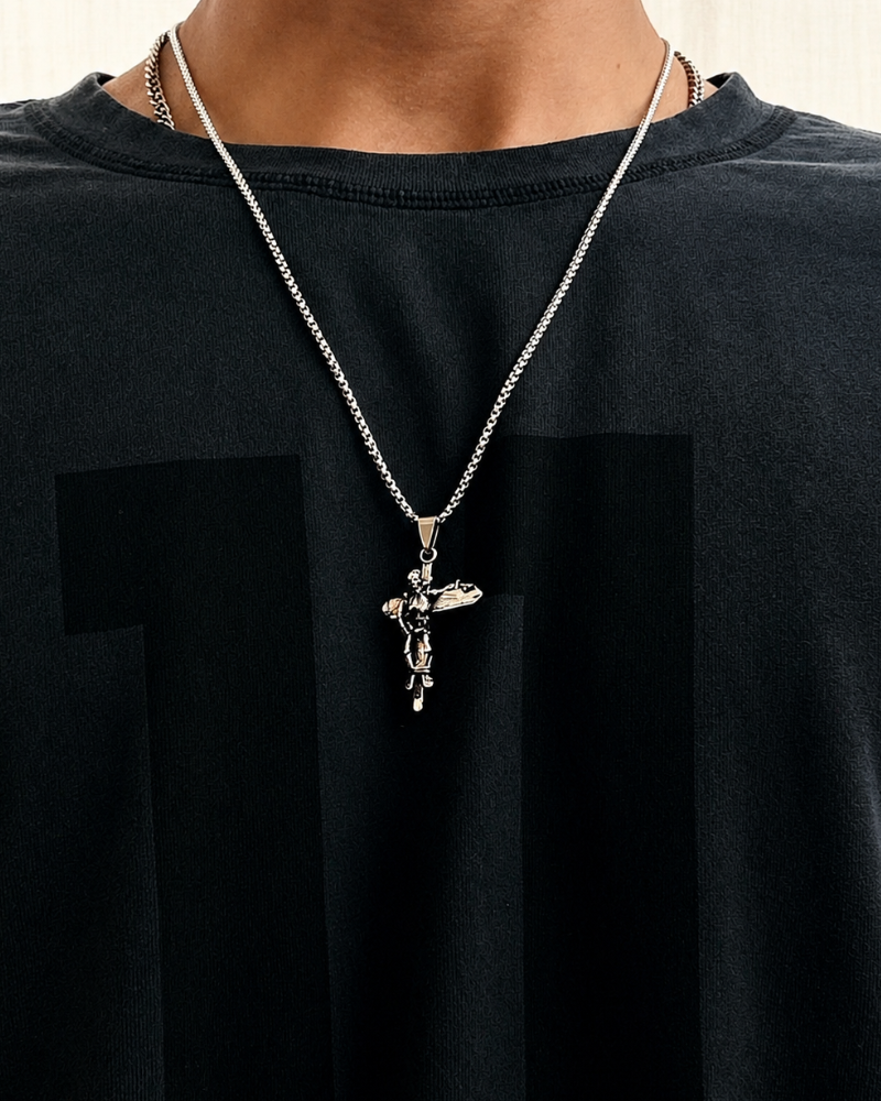 Reaper Cross Pendant